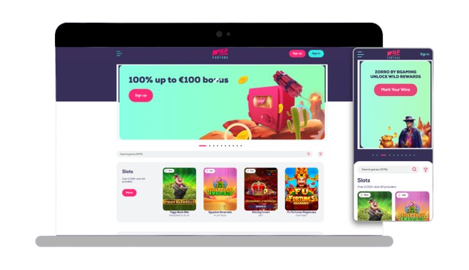 WildFortune Casino App-schermafbeelding